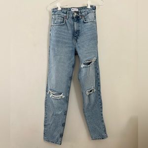 Zara mom fit denim, like new, size 0